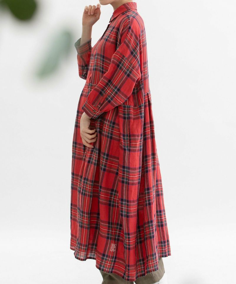 リネンタータンウエストタック切り替えワンピース | COO ONLINE