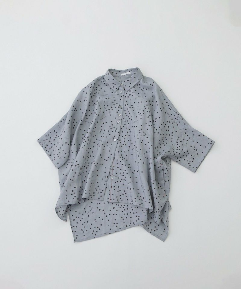 Ciel ラミースクエアーポルカ5分袖シャツ | COO ONLINE