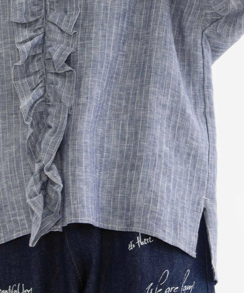 WINTER SALE】リネンフリルシャツ | COO ONLINE