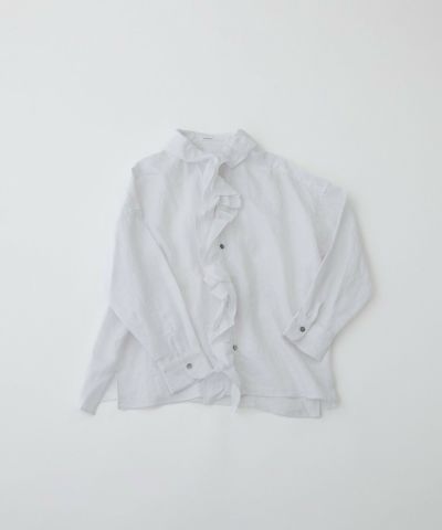 未使用 タグ付き nopdenot リネンシャツ ミント 麻100％ antiqua リネン混シャツ シャツ レディース トップス 長袖 送料