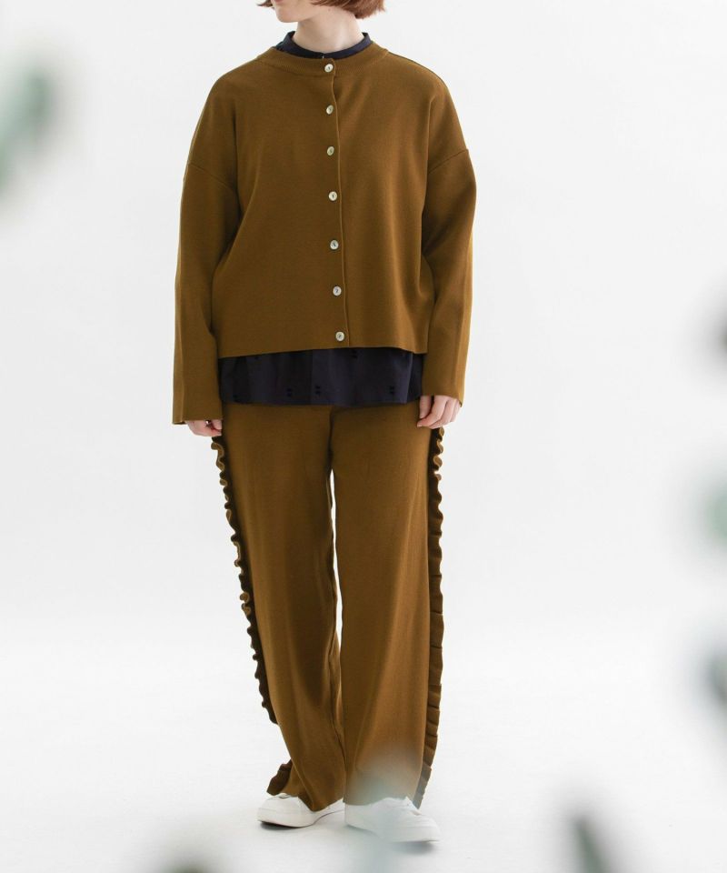 WINTER SALE】プレーティング総針フリルパンツ | COO ONLINE