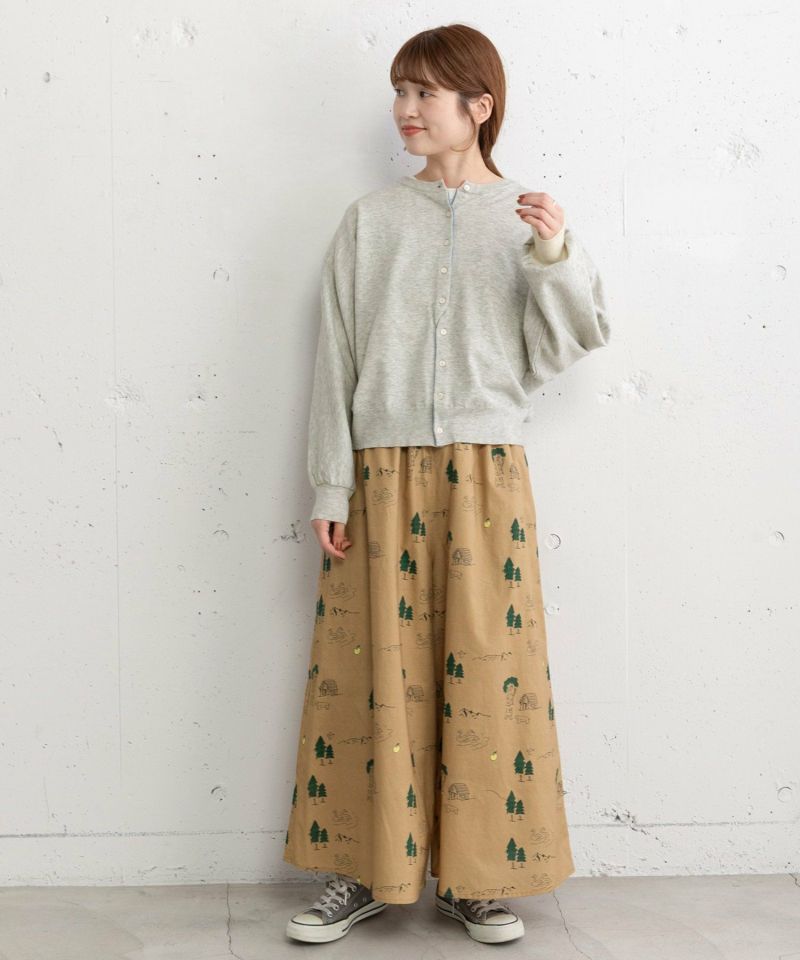 スワンレイクプリントキュロットパンツ | COO ONLINE