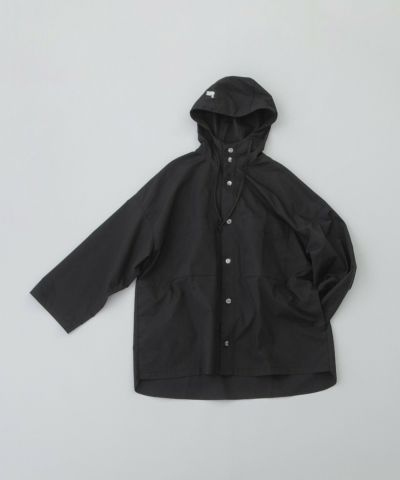 nop de nod ジャケット ブラック ノップドゥノッド nop de nod リネンコットンノーカラー