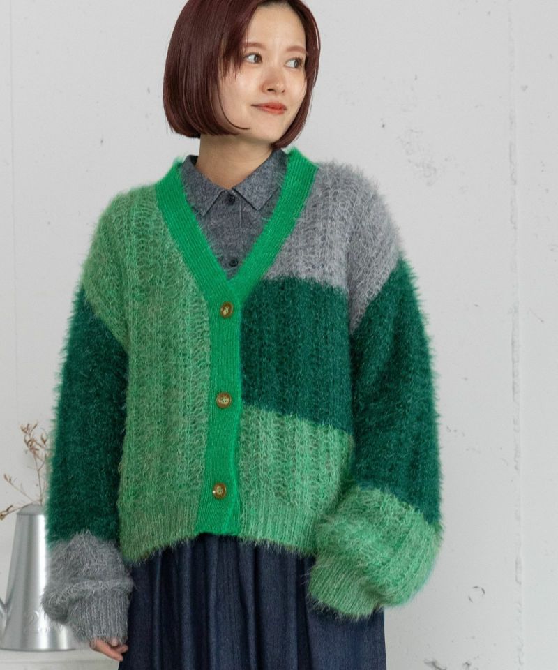 20aw kolor カラー ドッキングジャケット カーディガン 20AWカラーkolorドッキングジージャンデニムジャケットニットカーディガン