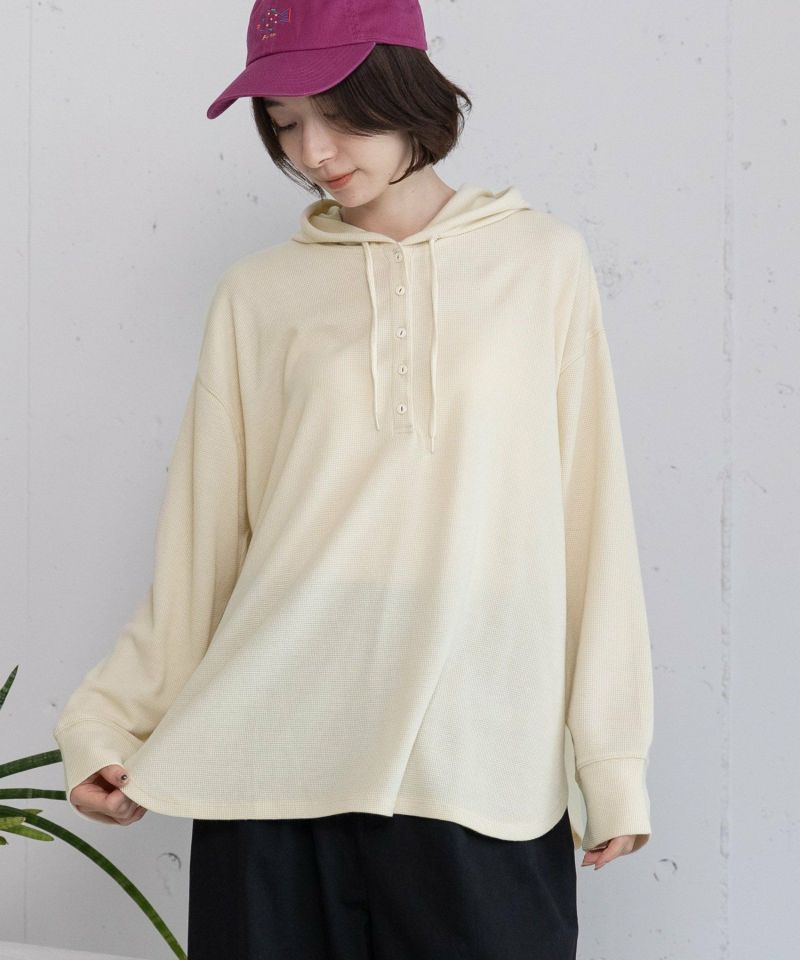 ヘンリーネックフーディトップス | COO ONLINE