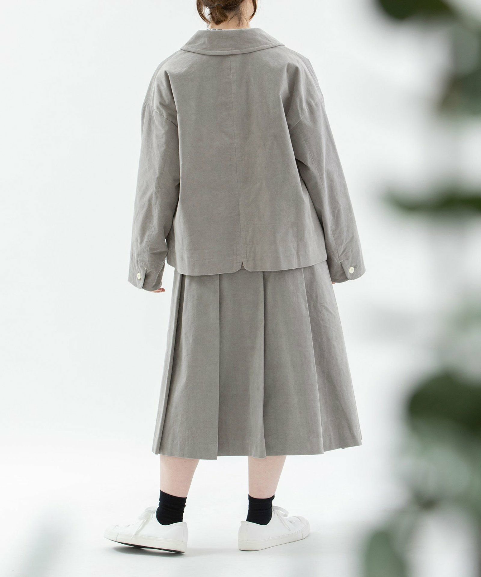 未使用 nop de nod 別珍カバーオールジャケット ライトグレー 別珍カバーオールジャケット | COO ONLINE