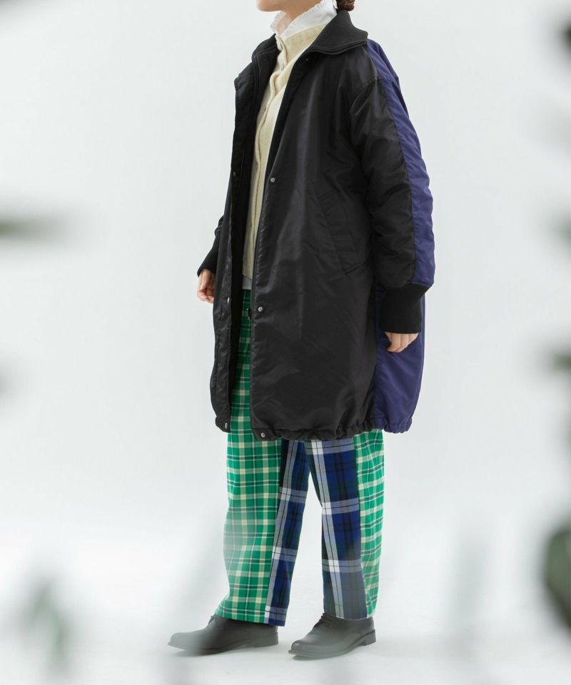 WINTER SALE】ナイロンツイルバイカラーリバーシブルコート | COO ONLINE