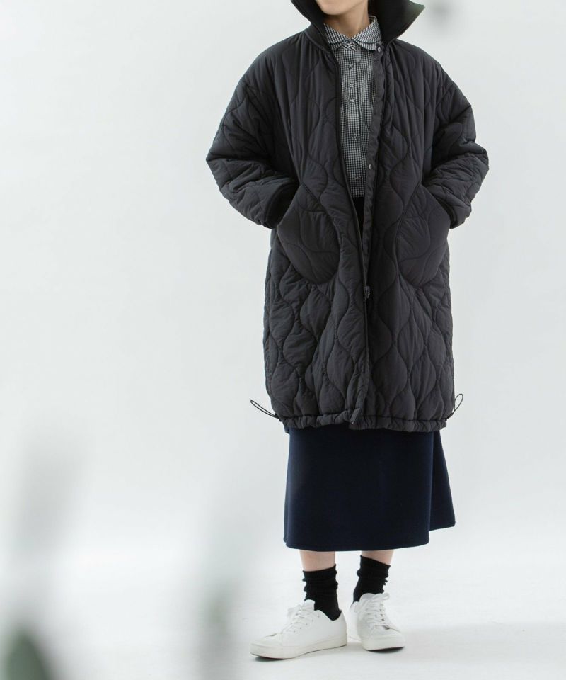 プラダ リバーシブルナイロンコート 黒×カーキ ※難あり プラダ