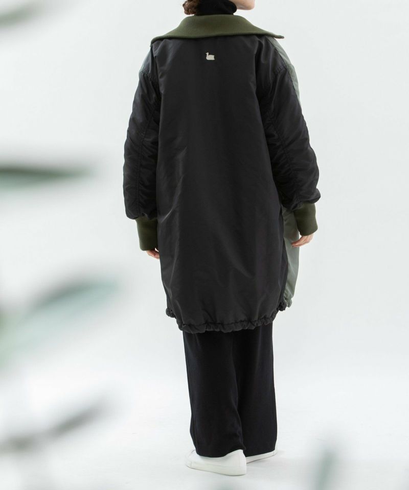 モデル身長：167cm（カーキ：オモテ面）