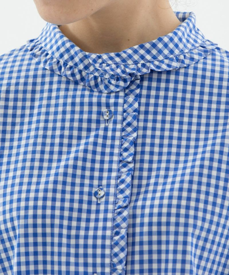 WINTER SALE】タイプライターハイネックフリルシャツ | COO ONLINE