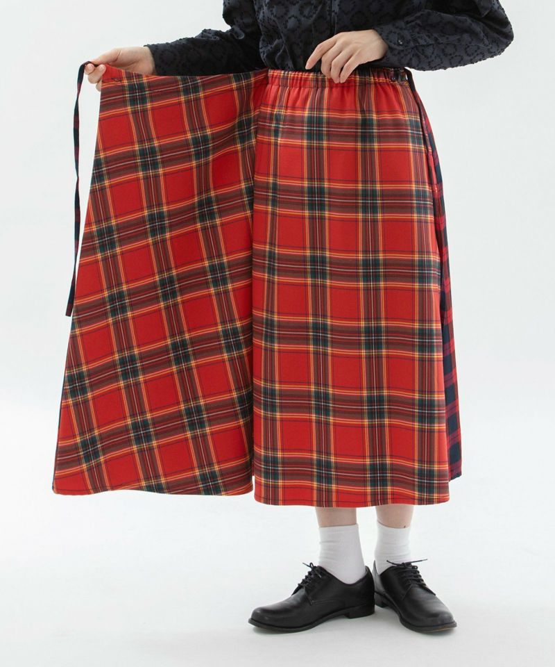 WINTER SALE】miscチェック2wayラップスカート | COO ONLINE