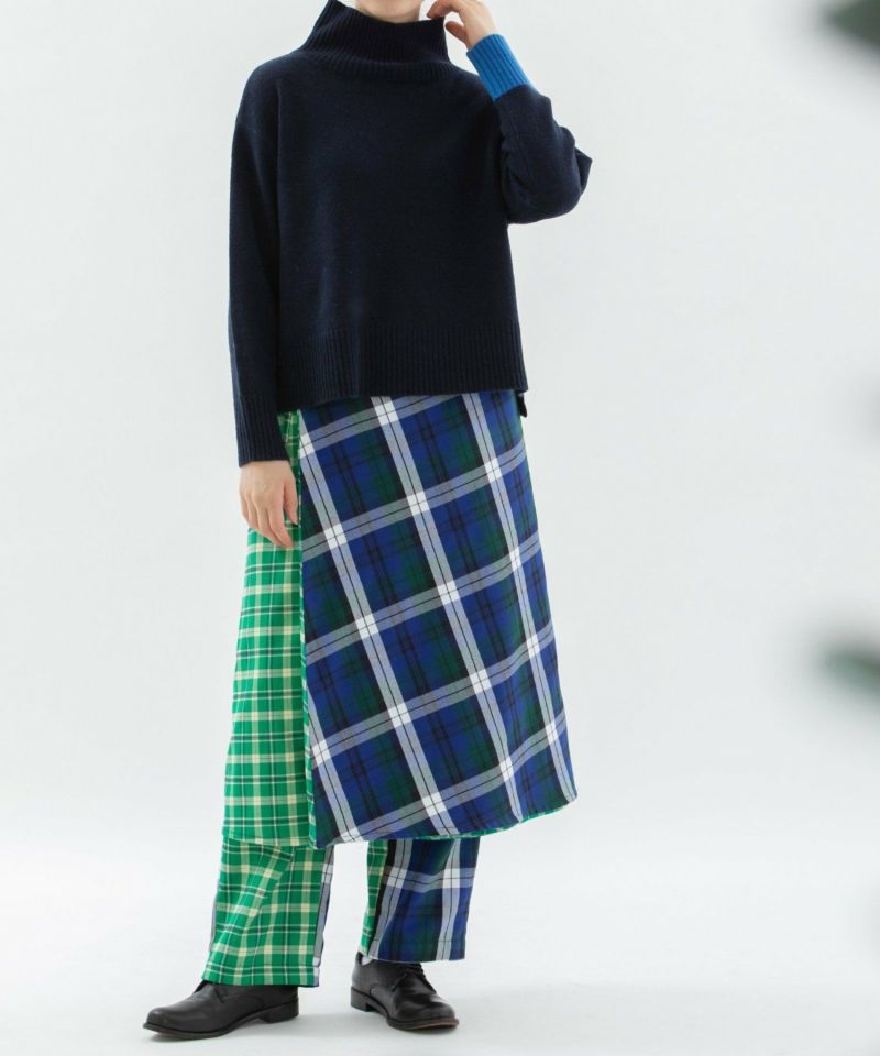 WINTER SALE】miscチェックストレートパンツ | COO ONLINE