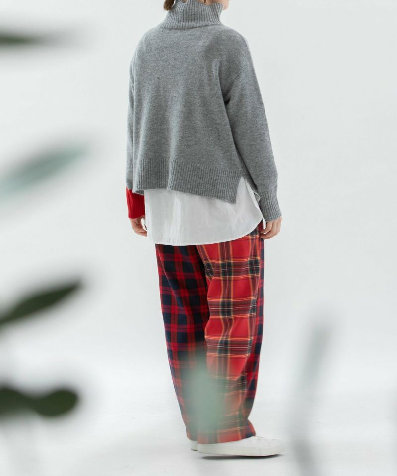 WINTER SALE】miscチェックストレートパンツ | COO ONLINE