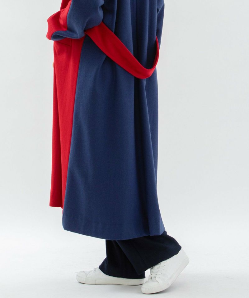 WINTER SALE】バイカラーロングコート | COO ONLINE