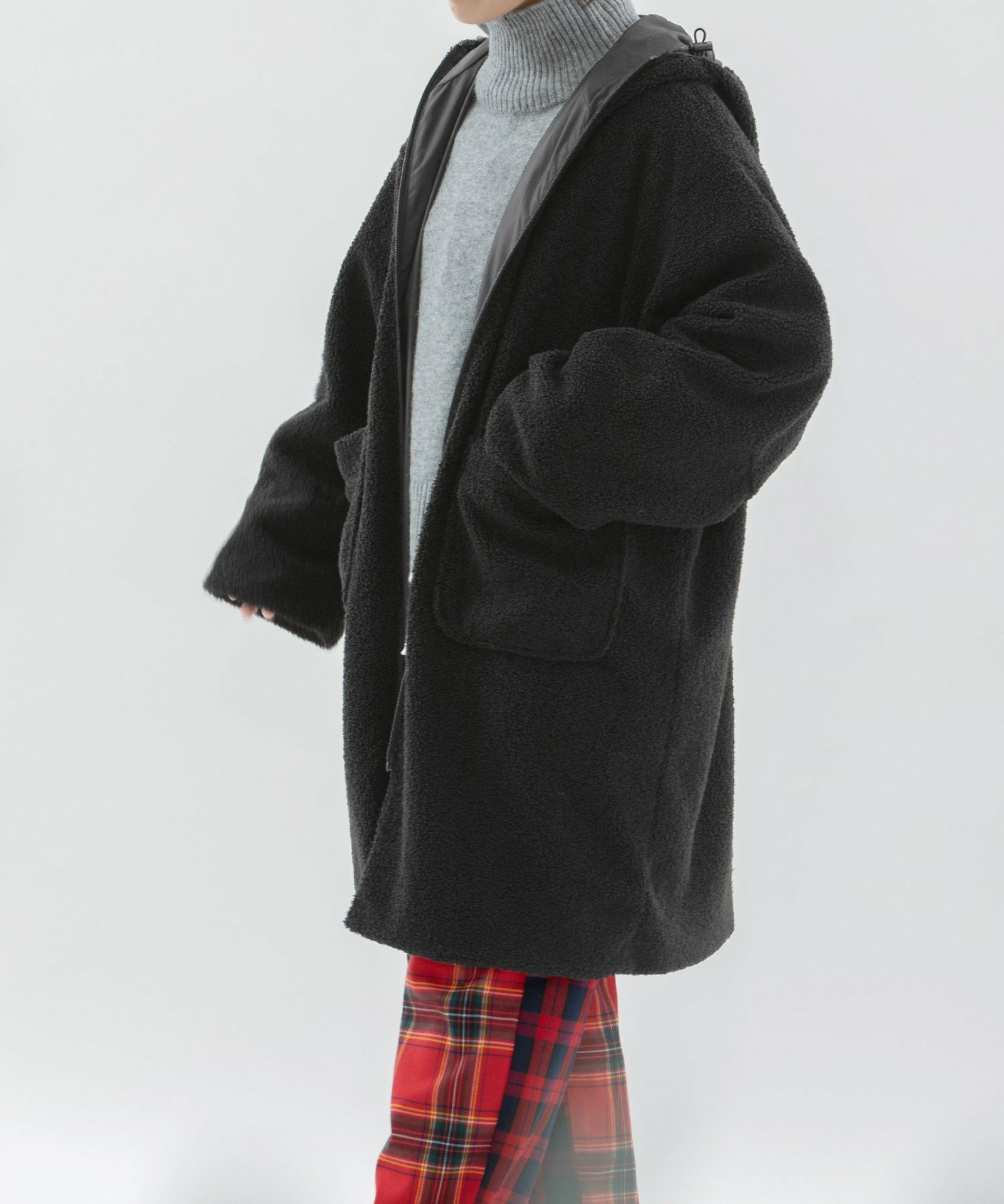 モデル身長：160cm(オモテ面：ボア)