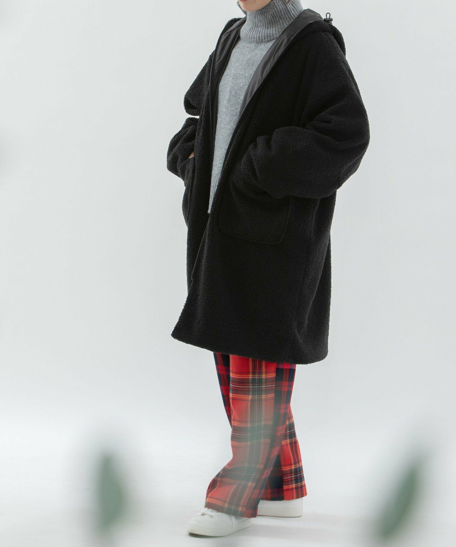 モデル身長：160cm(オモテ面：ボア)