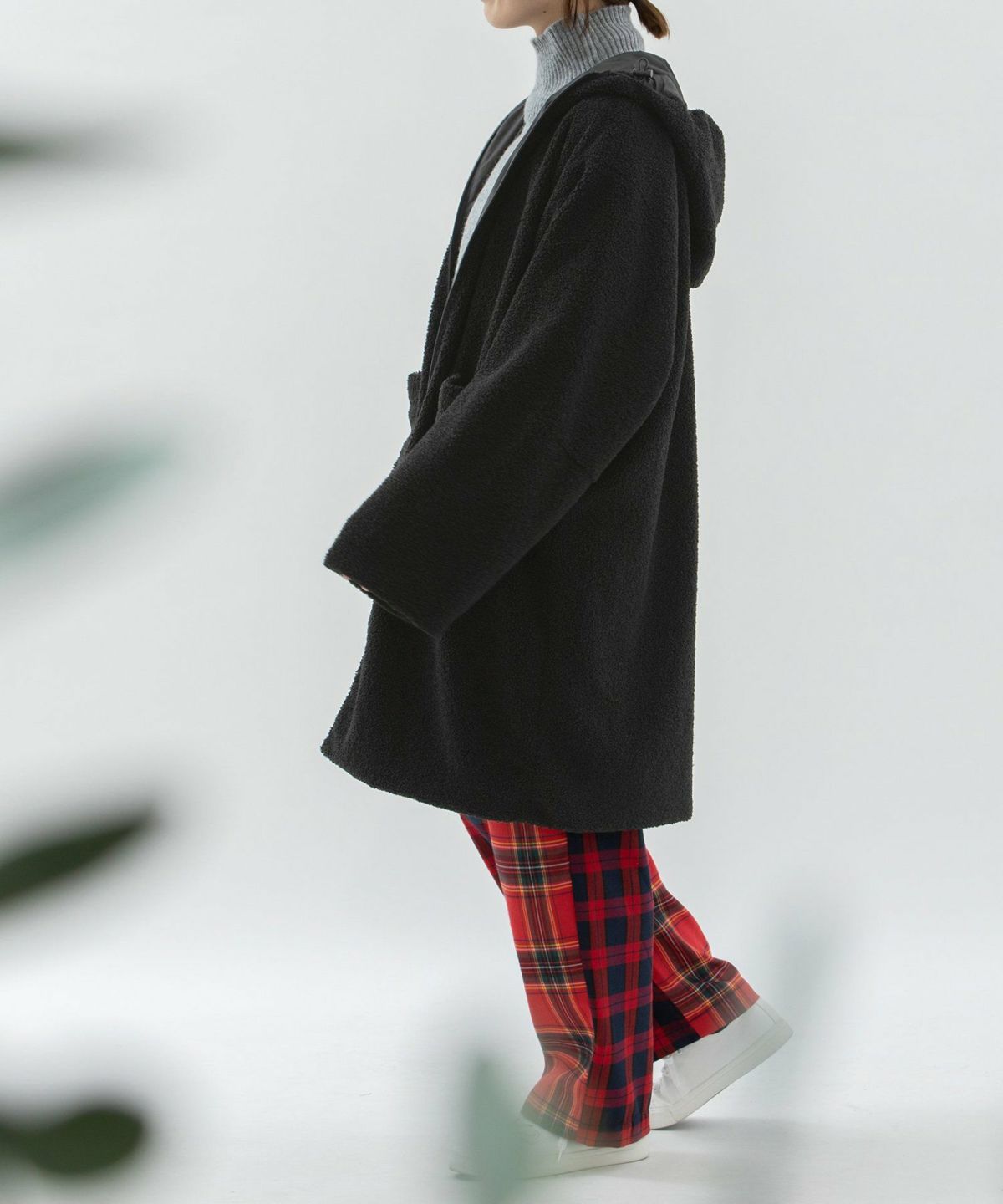 モデル身長：160cm(オモテ面：ボア)