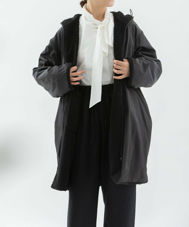 モデル身長：167cm(ウラ面：ナイロン)