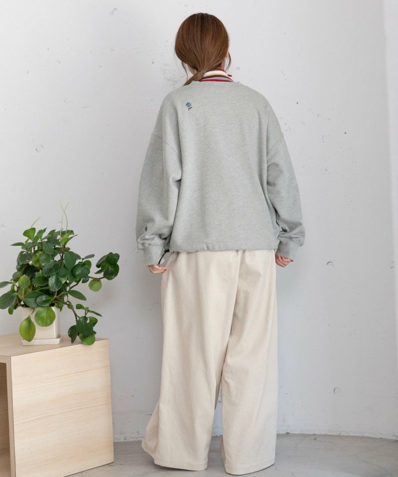 WINTER SALE】とび花刺繍スウェット | COO ONLINE