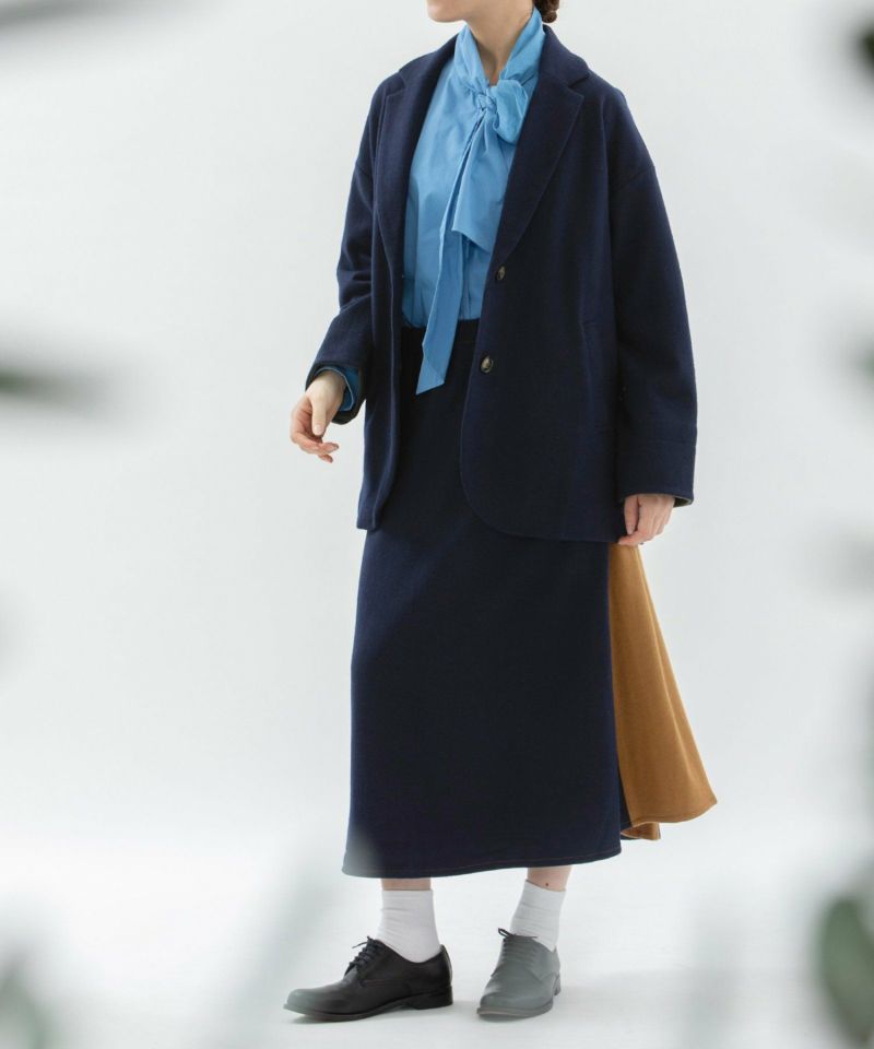 ウール圧縮天竺2wayラップスカート | COO ONLINE