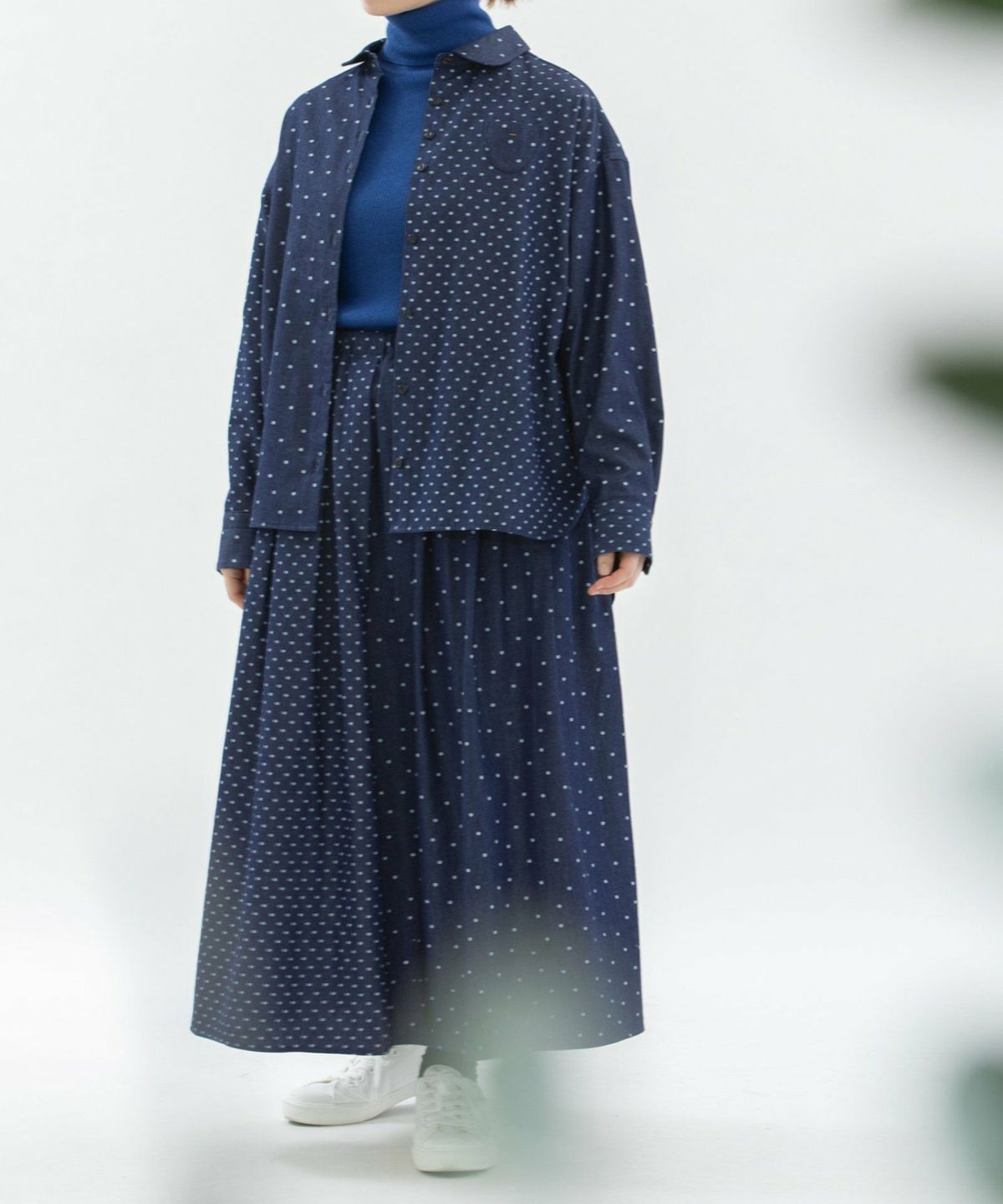 モデル身長：160cm（ランダムドット）