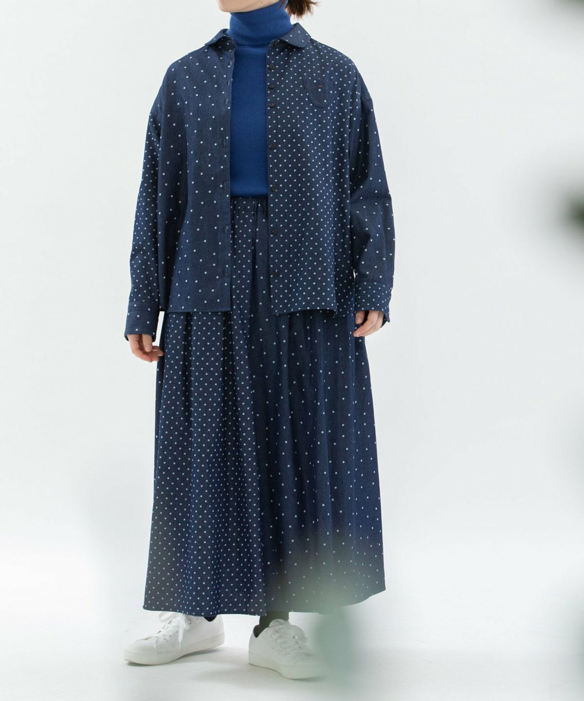 モデル身長：160cm（ランダムドット）