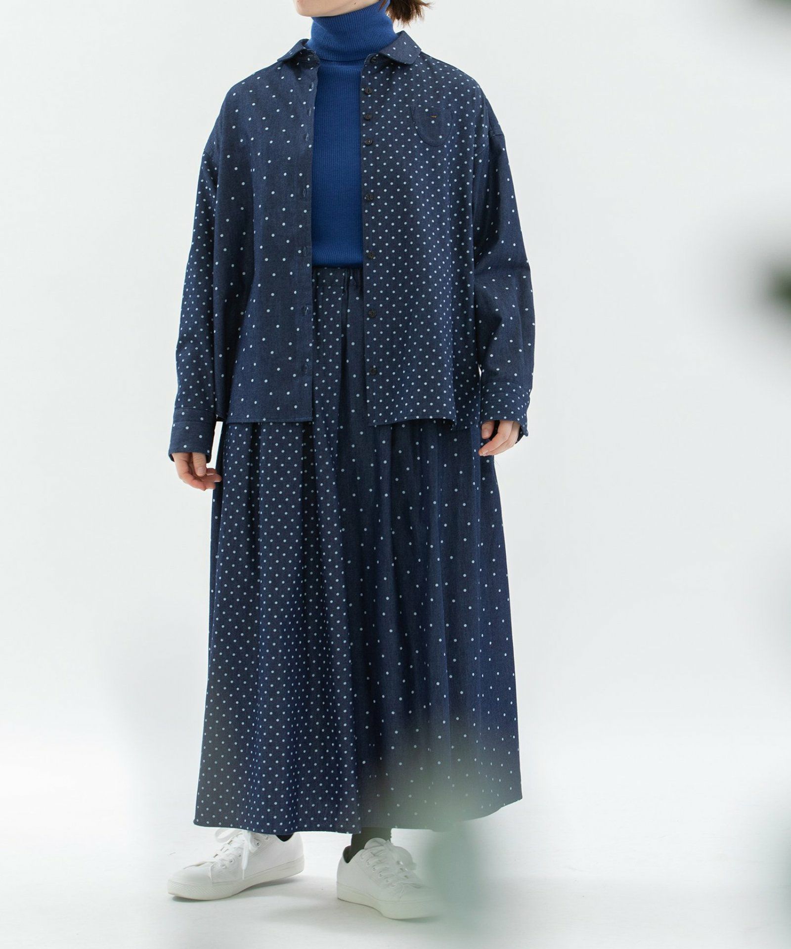 モデル身長：160cm（ランダムドット）