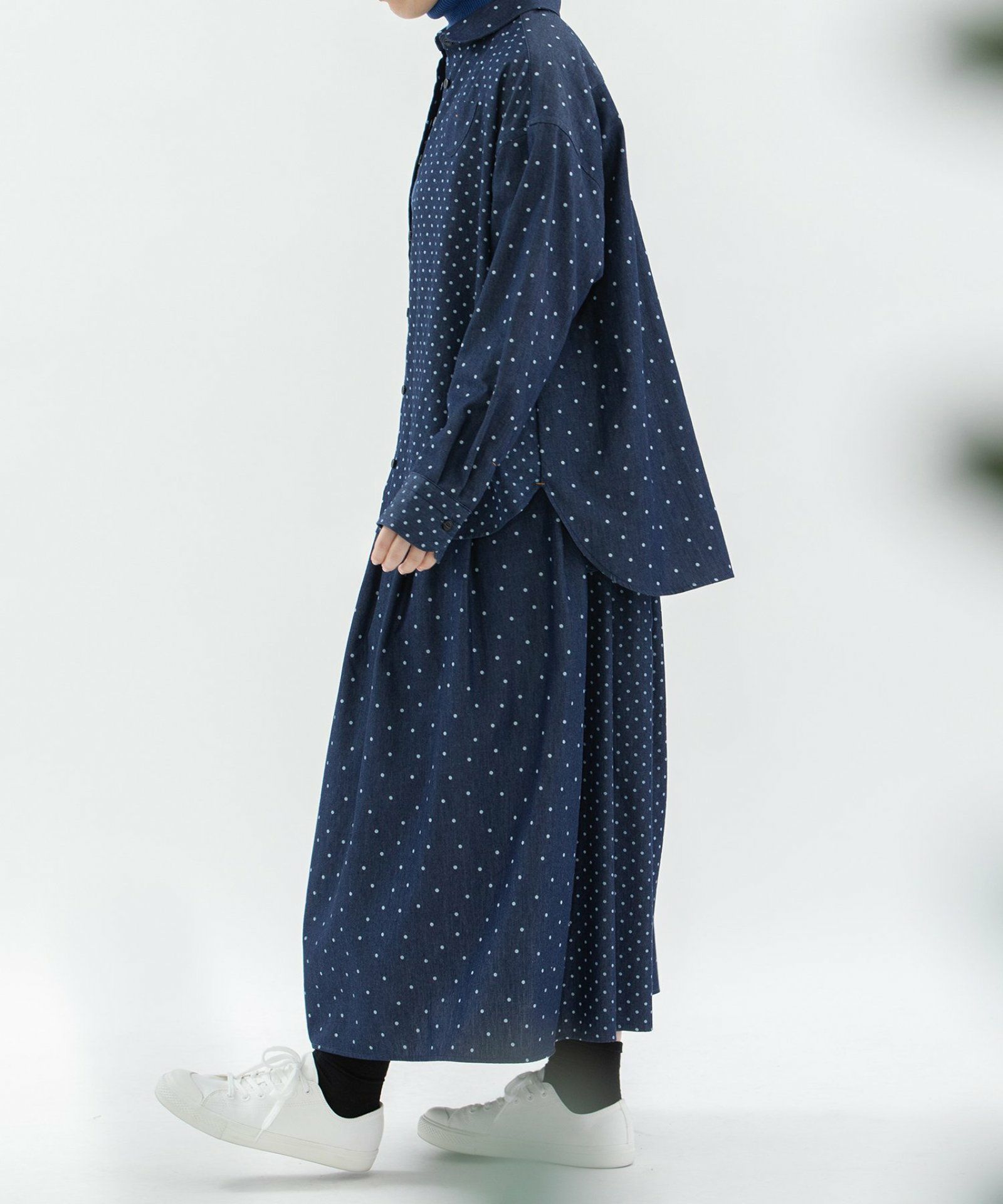 モデル身長：160cm（ランダムドット）