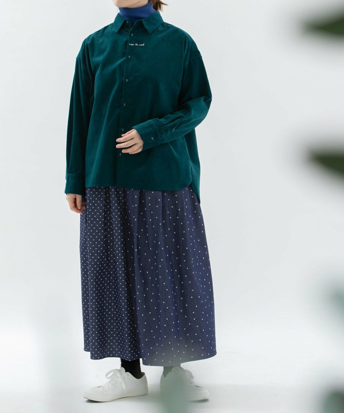 モデル身長：160cm（ランダムドット）