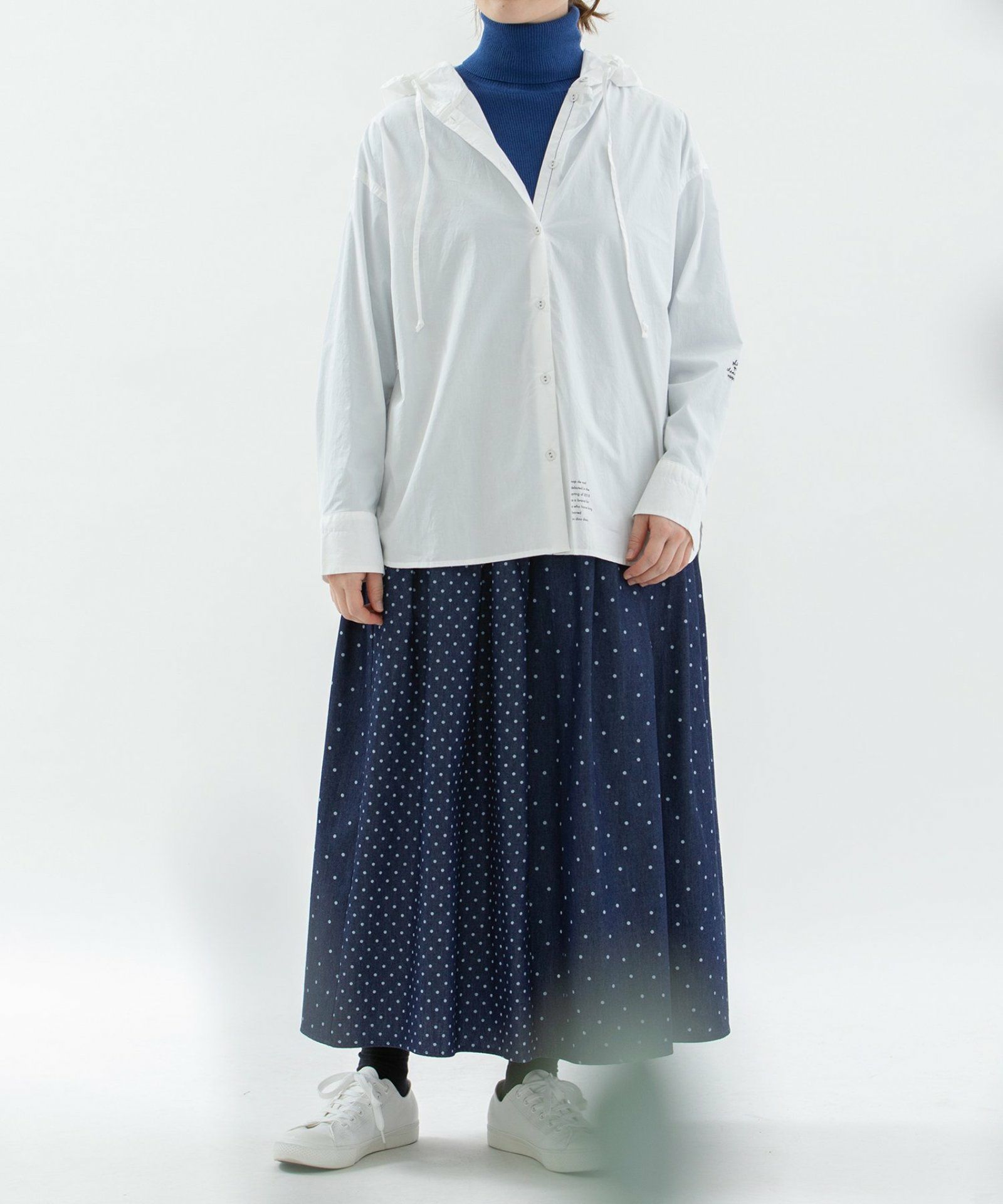 モデル身長：160cm（ランダムドット）