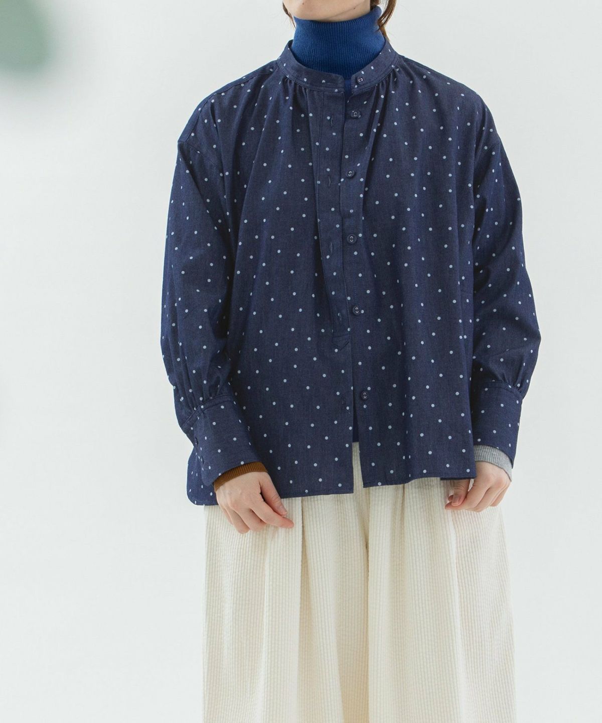 モデル身長：160cm（ランダムドット）