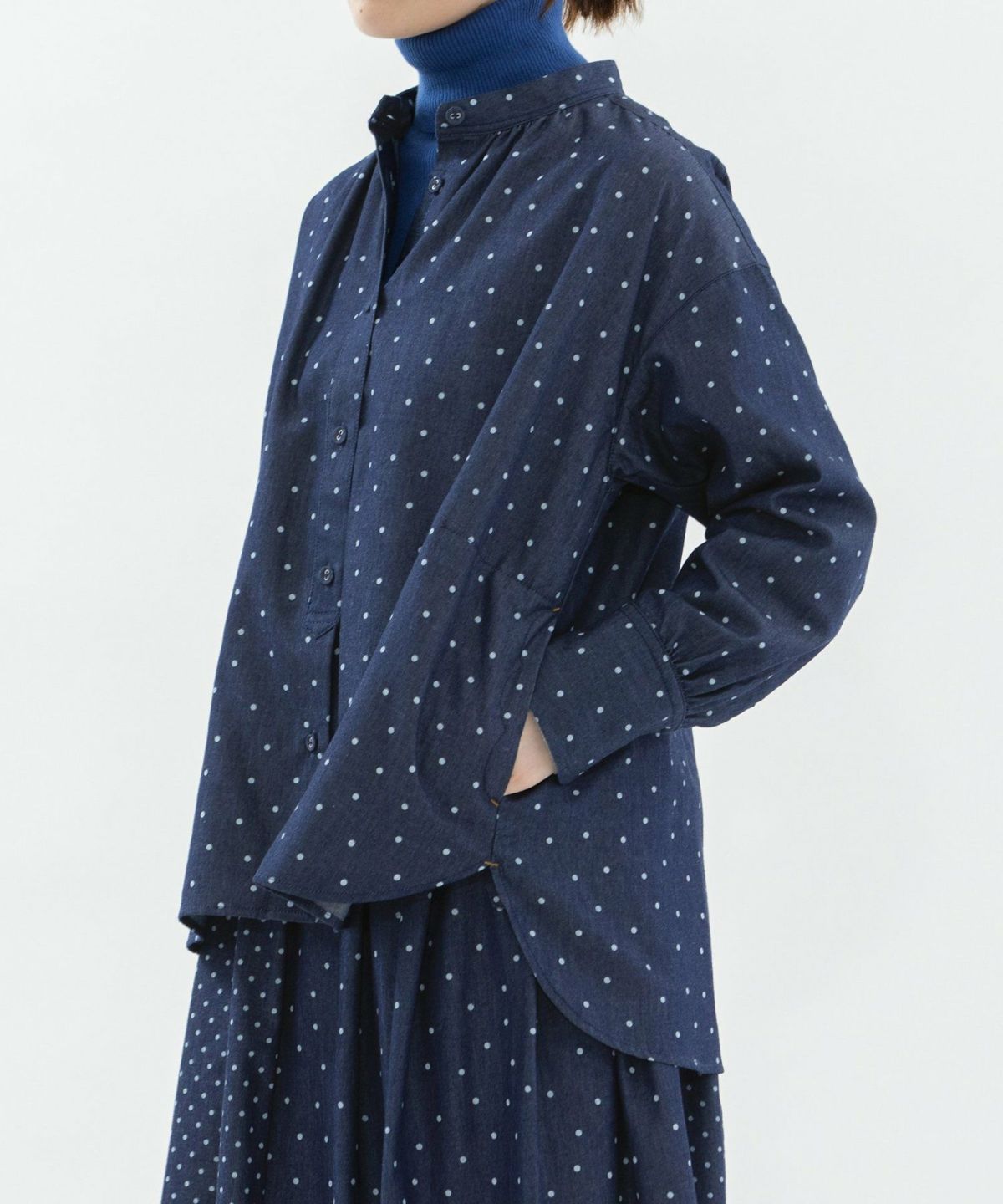 モデル身長：160cm（ランダムドット）