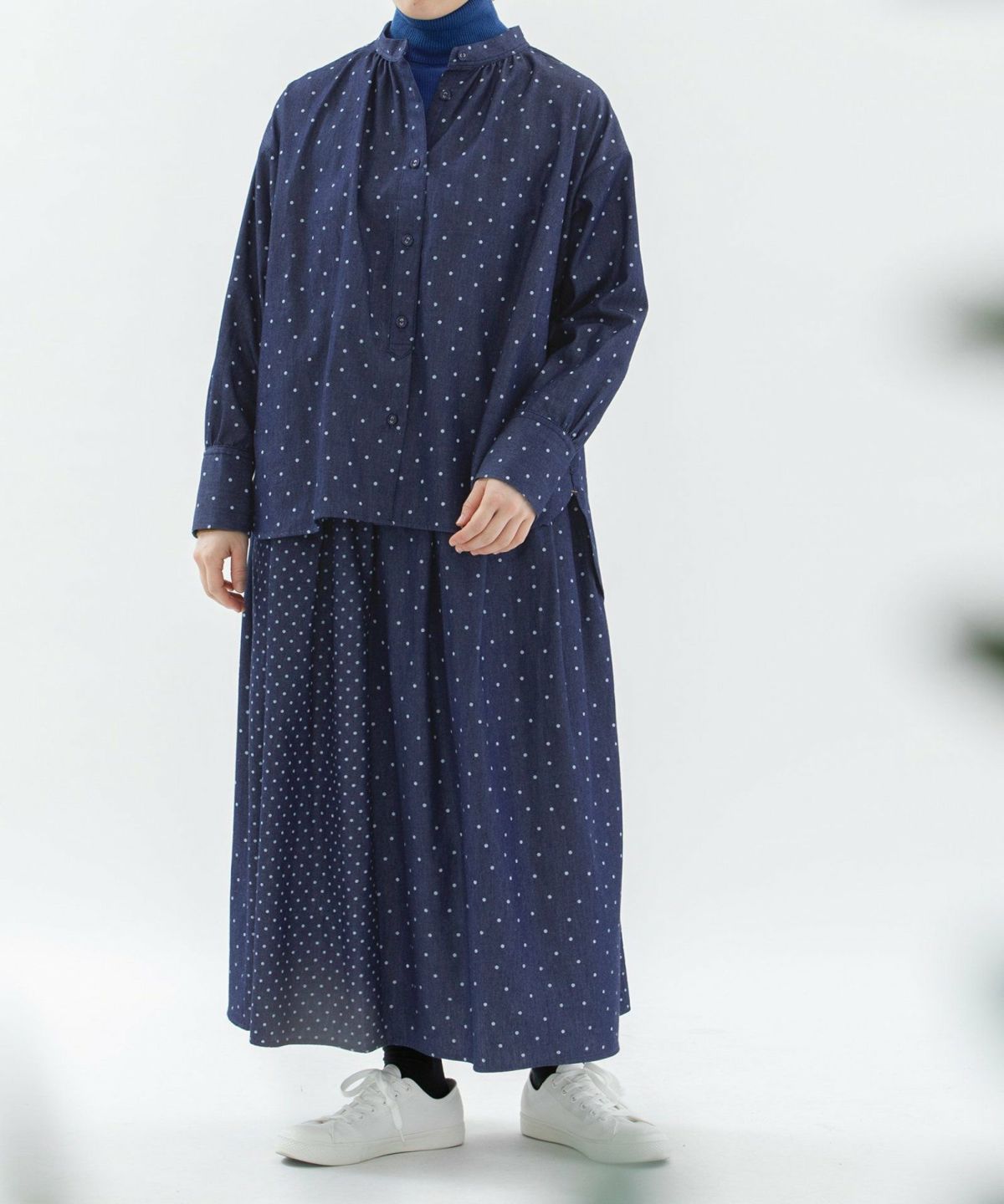 モデル身長：160cm（ランダムドット）