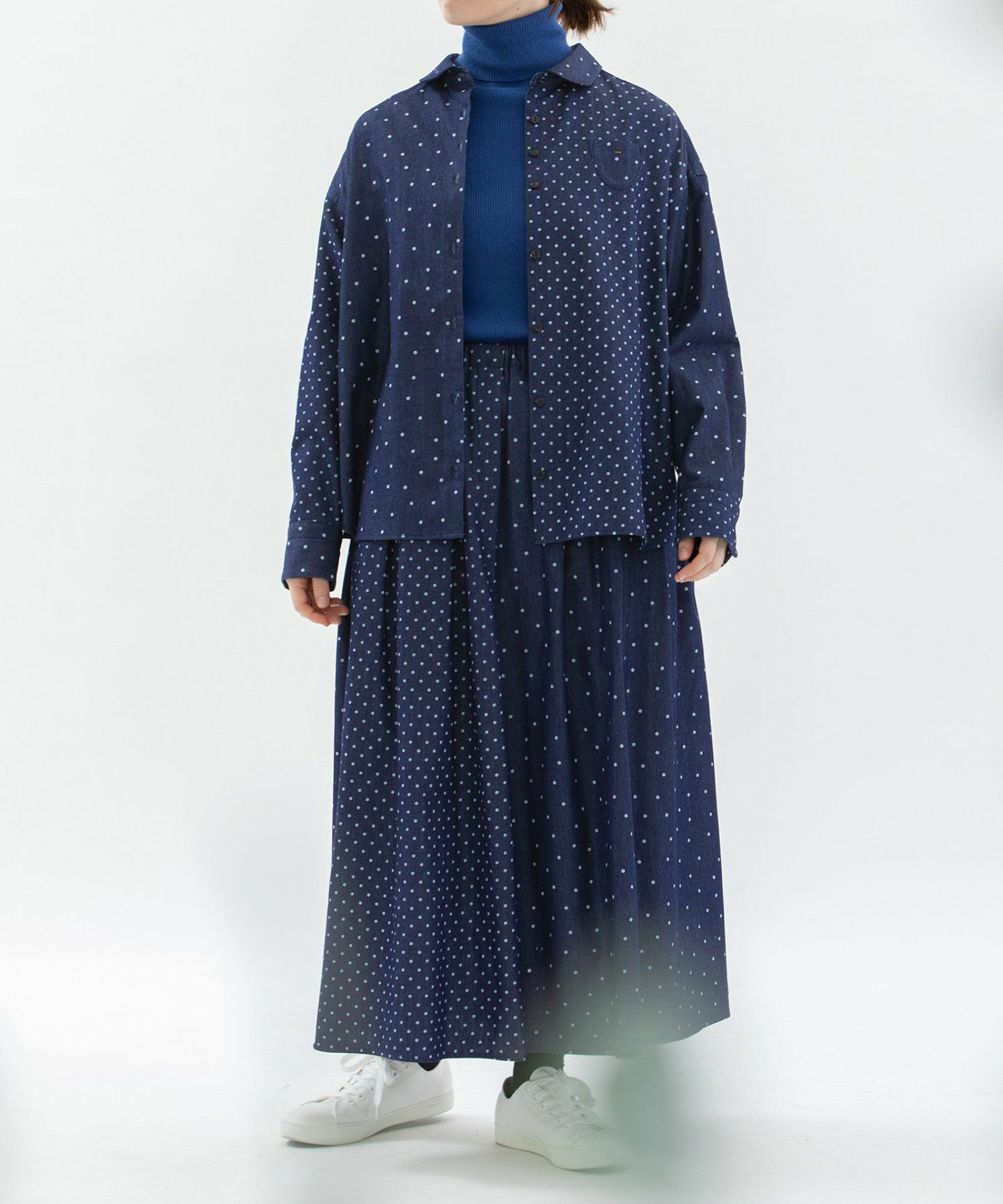 モデル身長：160cm（ランダムドット）