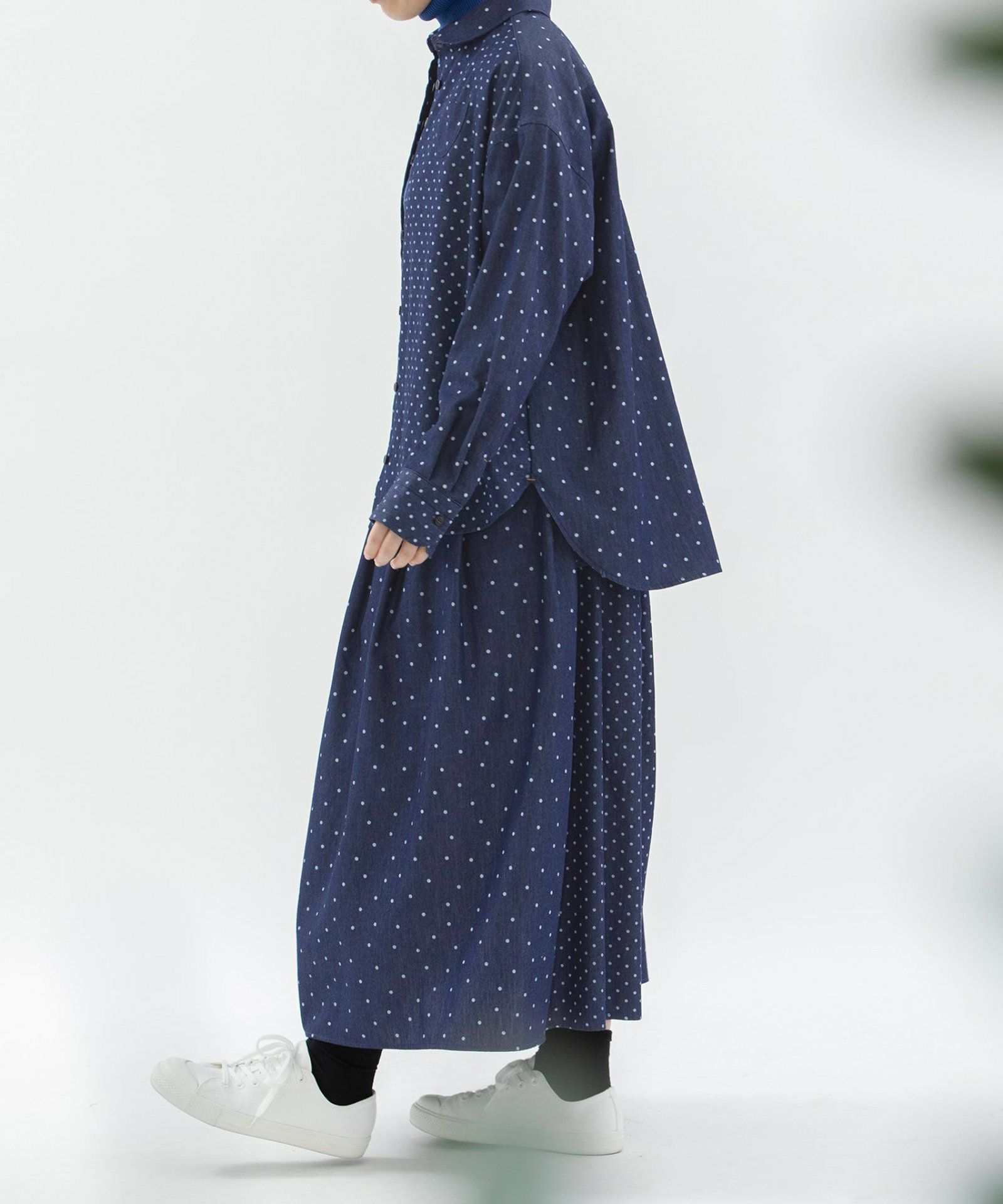 モデル身長：160cm（ランダムドット）