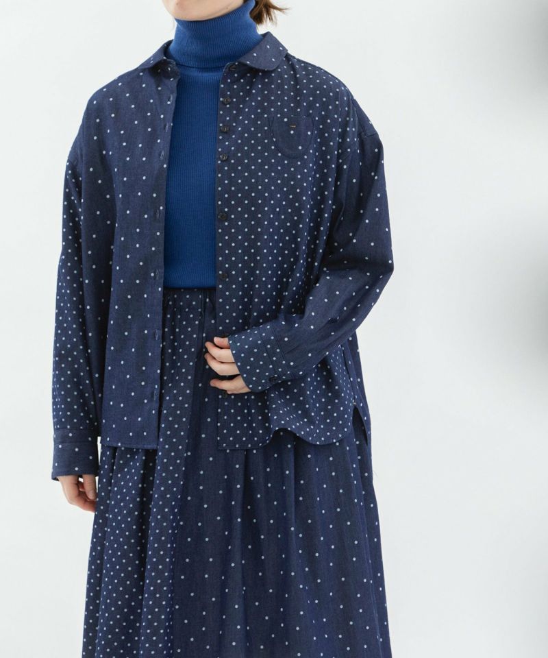 モデル身長：160cm（ランダムドット）