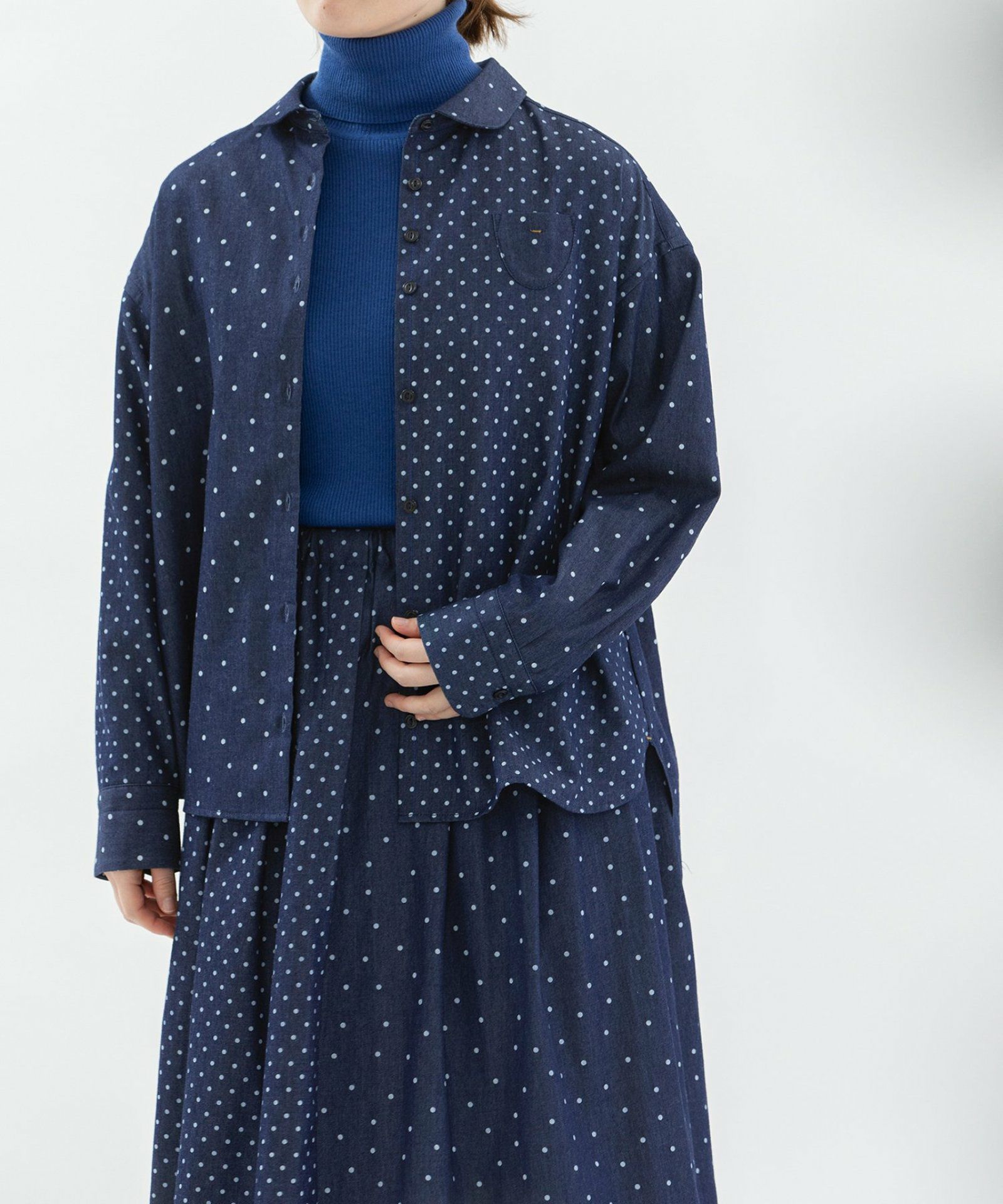 モデル身長：160cm（ランダムドット）