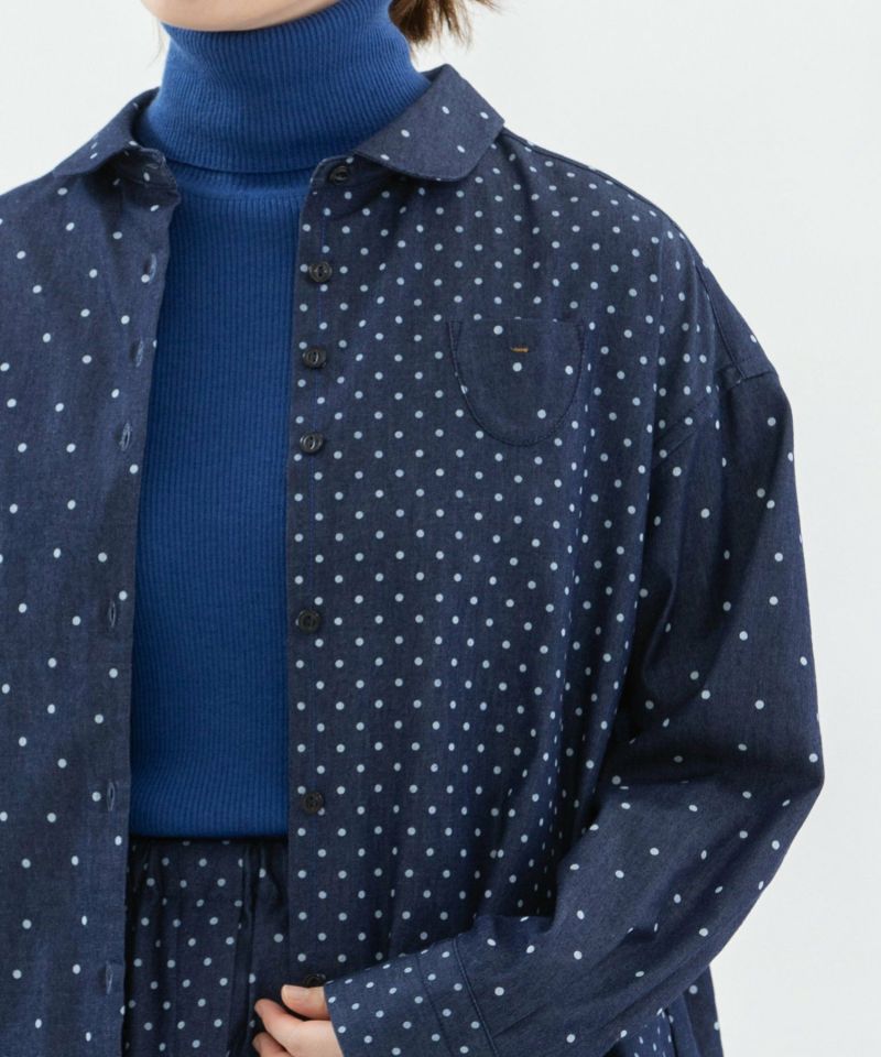 miscデニムドットプリントシャツ | COO ONLINE