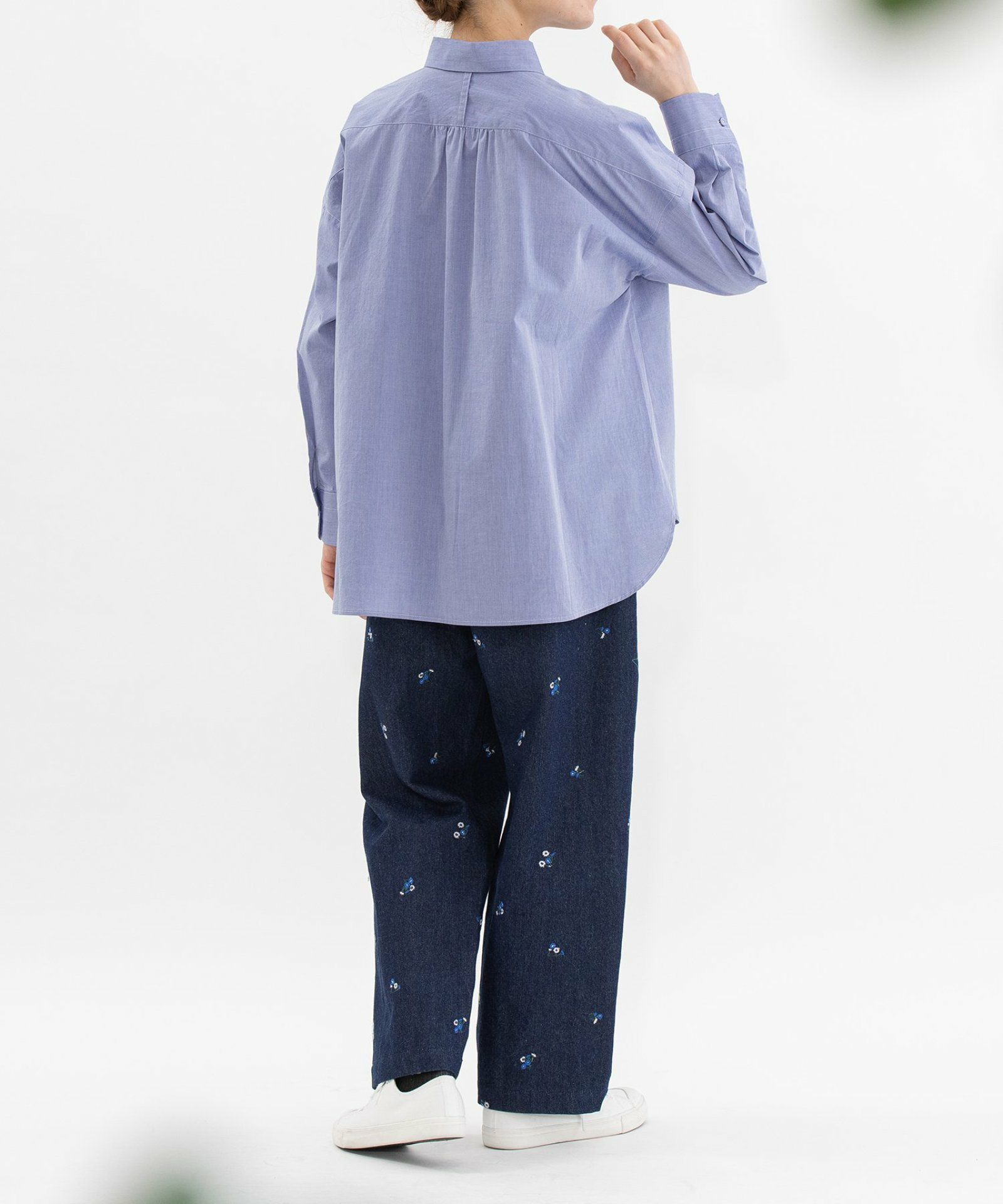 フロント刺繍オーバーサイズシャツ | COO ONLINE